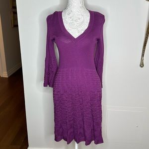 Missing LS Wool Blend Dress Sz 8